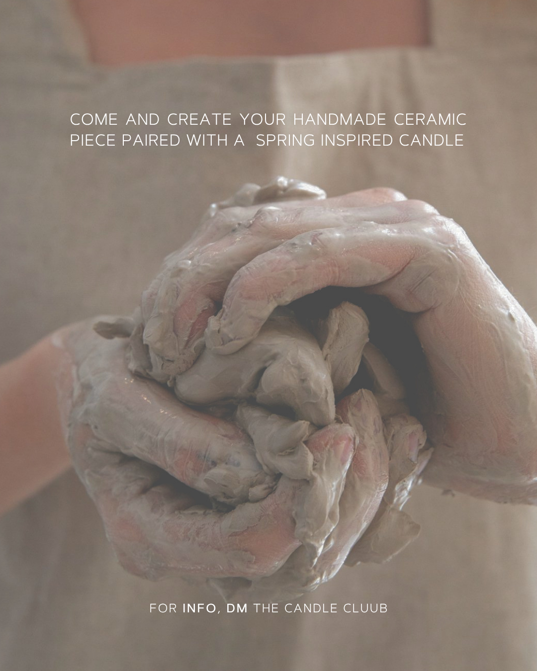 A Sensory Clay & Candle Experience, June 16th